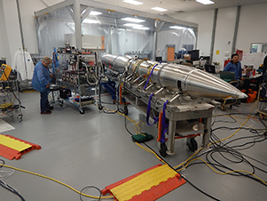 FURST payload testing at White Sands Missile Range, NM.